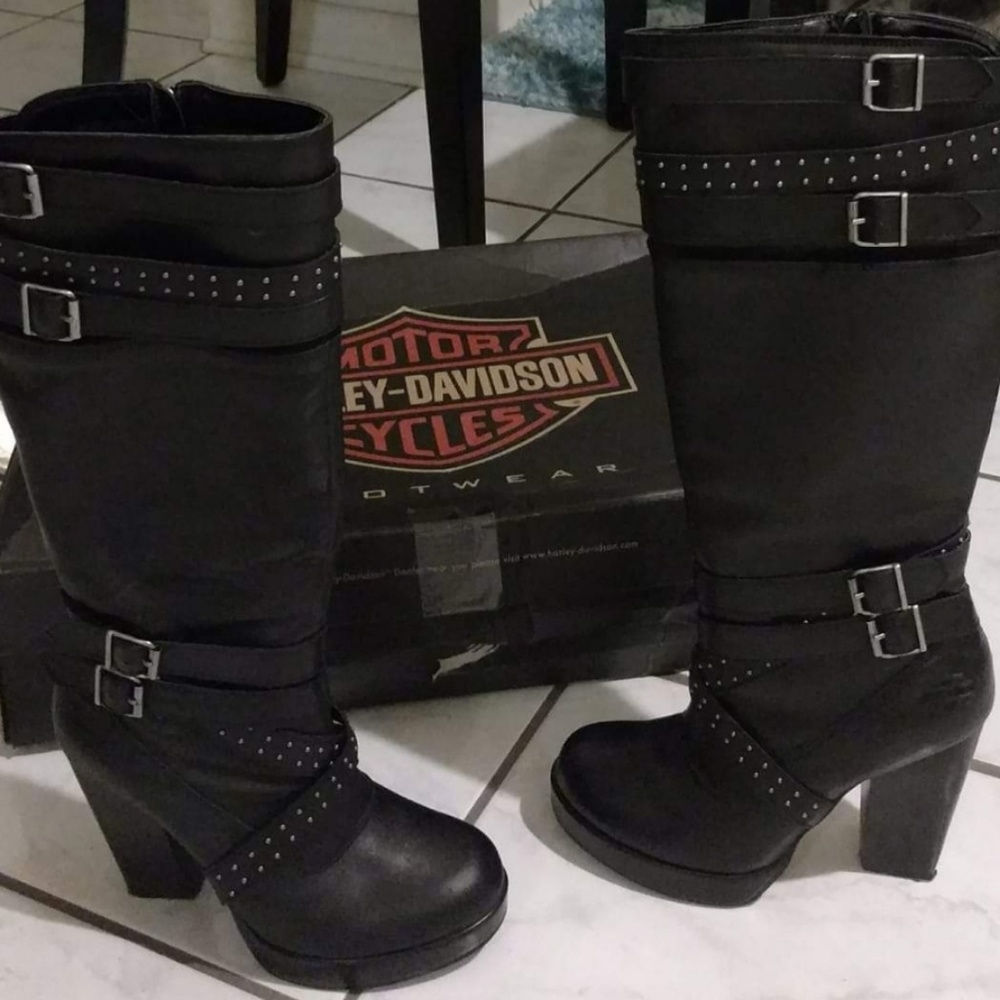 Harley Davidson leather boots